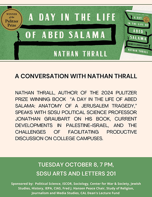 Nathan Thrall Event